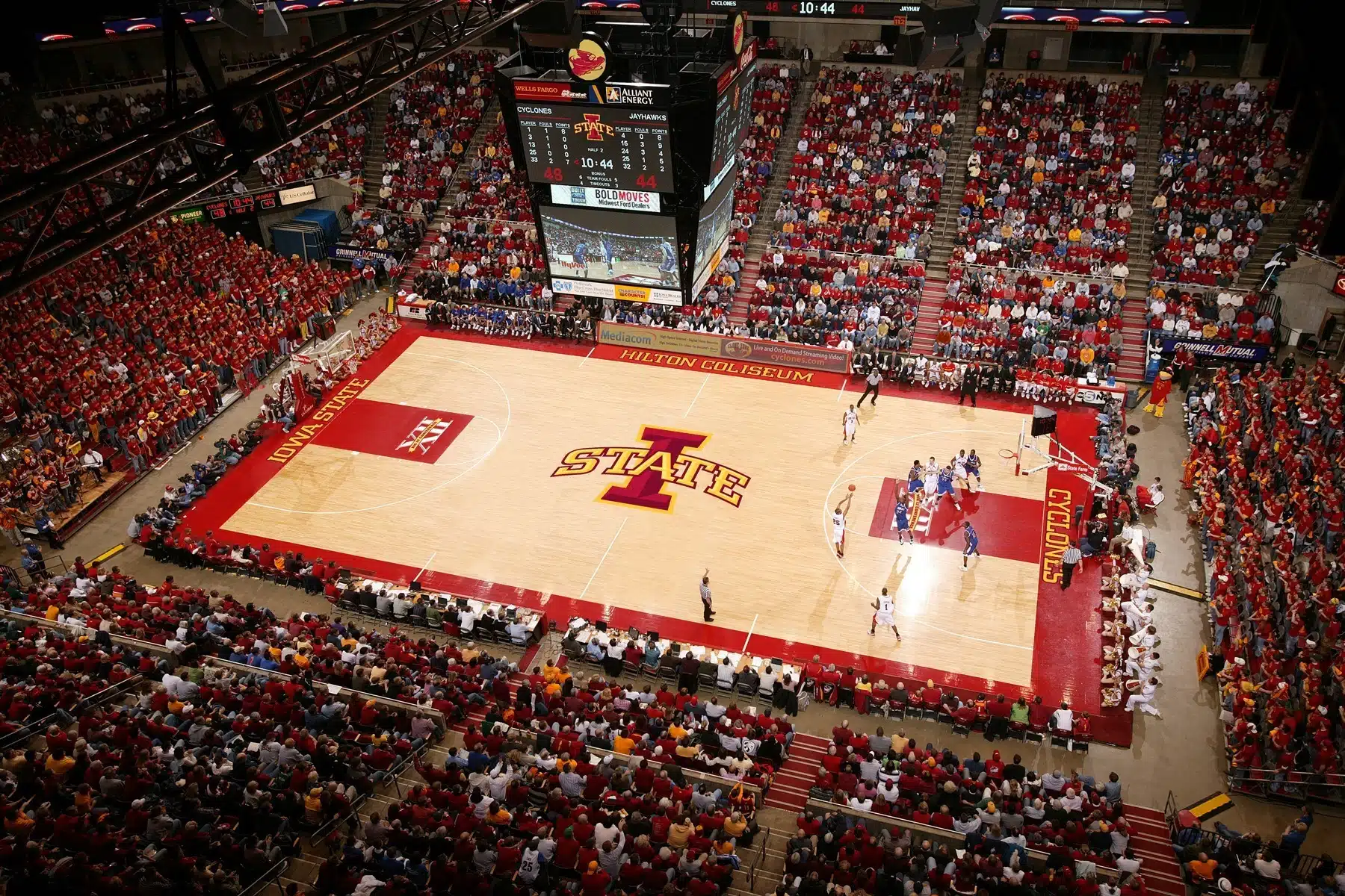 cool college basketball courts