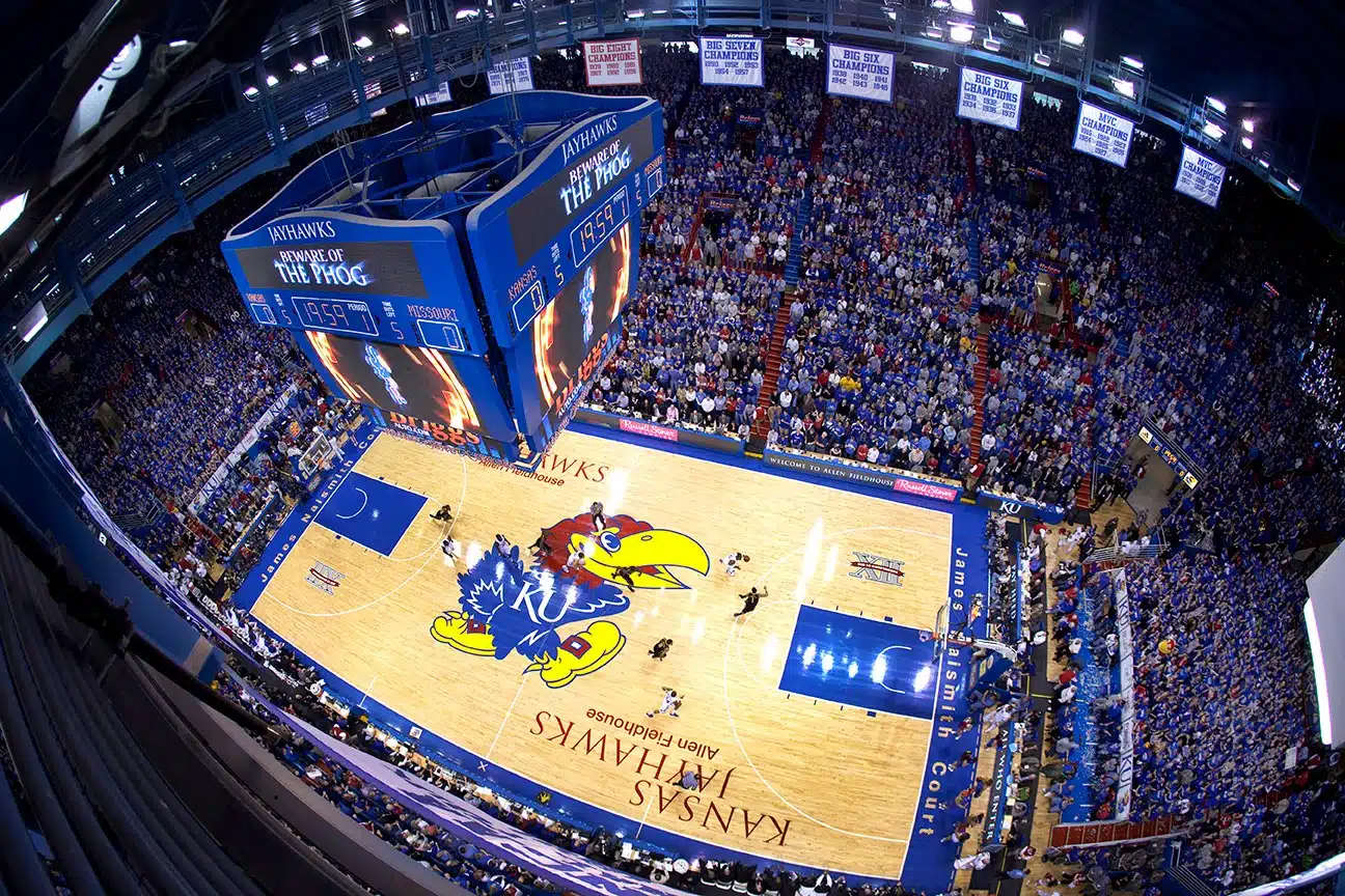cool college basketball courts
